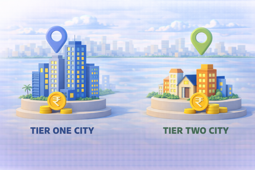 tier 1 city vs tier 2 city