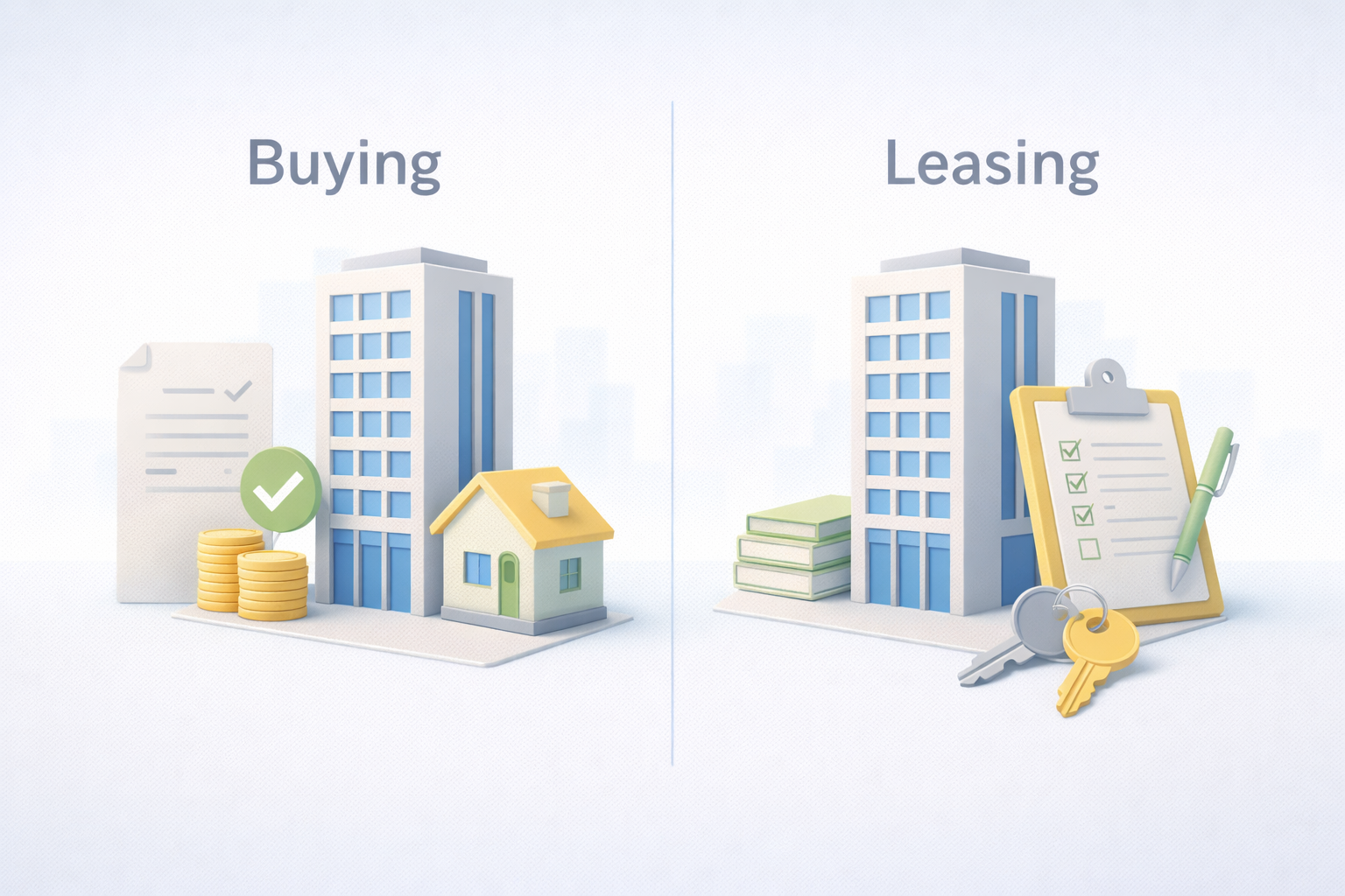 buy vs lease office space